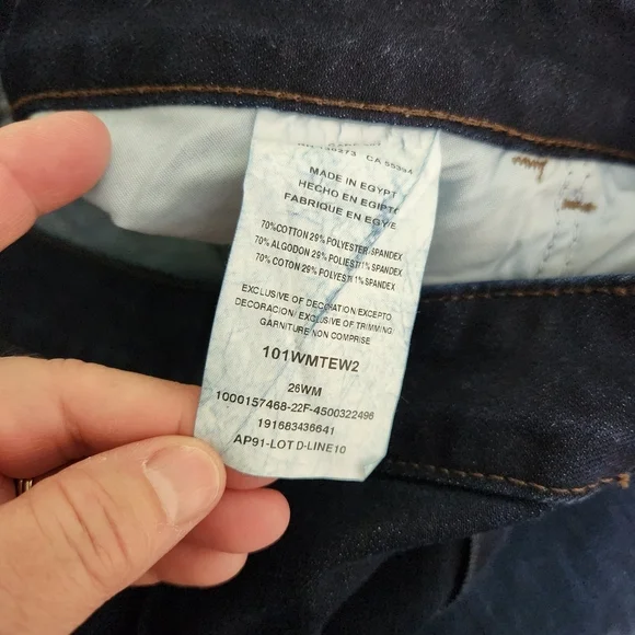 Lee Women's Straight Leg Regular Fit Jeans, Sz 26 - Picture 5 of 7